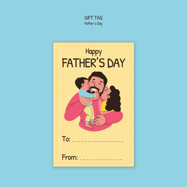 Happy Father's Day card ps material download