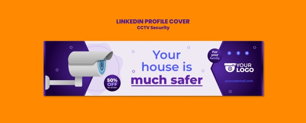 surveillance camera banner discount poster design download